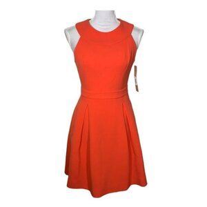 RACHEL Rachel Roy Bright Orange Sleeveless Mini Dress